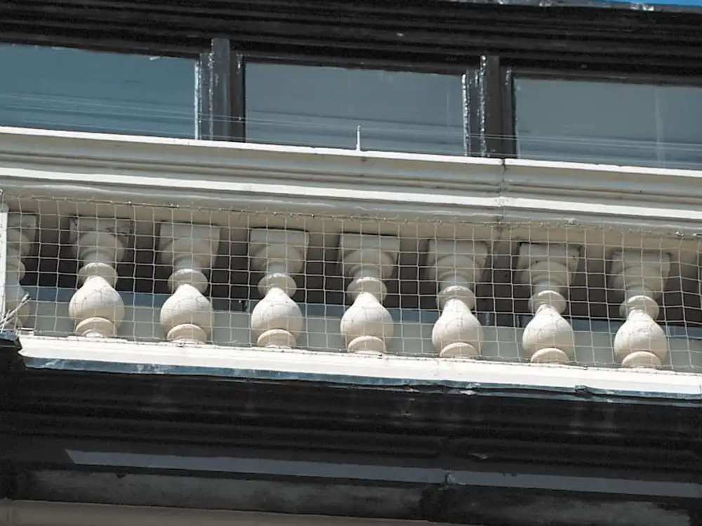 Bird-Wire® system on a balcony railing preserving the view