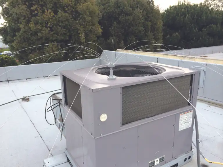Daddi Long Legs unit atop an HVAC unit