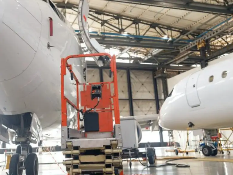 Airplane hangar protected with Bird Barrier bird control by Roofco