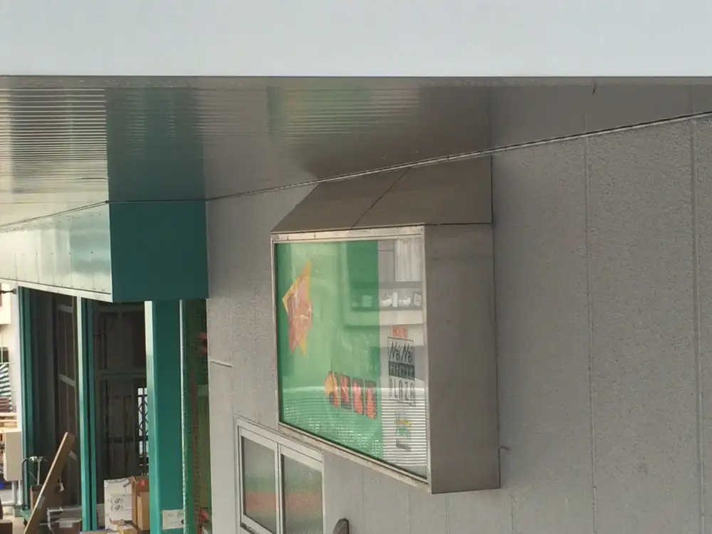 BirdSlide ledge protection installed on a building ledge